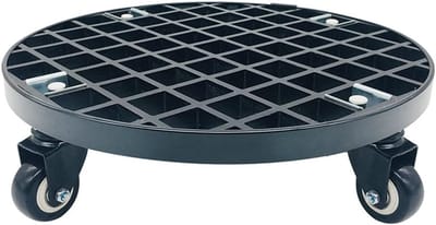 Plant Trolley - Bloempot Verhuizer - Zware Lasten Verplaatsen - 360 Graden Draaibaar - 13 Inch Diameter - Zwart
