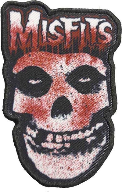 Misfits - Blood Drip Skull Patch - Multicolours
