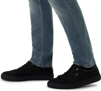 Van Lier - Heren - Zwarte Novara nubuck sneakers - Maat 40