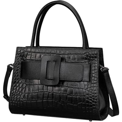 Nieuwe Dames Tas Atmosferische Schoudertas voor Dames Modieus en Veelzijdig Forens Dames Koeienhuid Tas Zomer Trendy Tas black