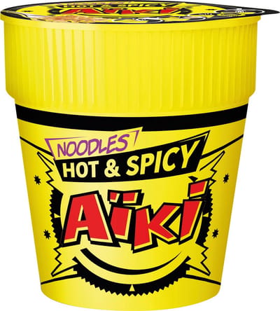 Aïki noodles hot & spicy 8 stuks