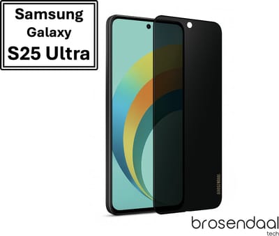 Brosendaal Privacy Screenprotector geschikt voor Samsung Galaxy S25 Ultra - Mat Privacy Glass - Anti Reflectie - Kras- en Valbestendig