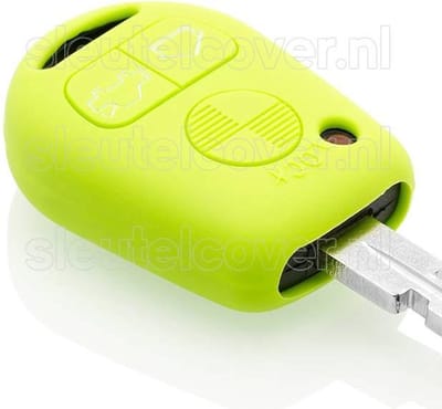 Autosleutel Hoesje geschikt voor BMW - SleutelCover - Silicone Autosleutel Cover - Sleutelhoesje Lime groen