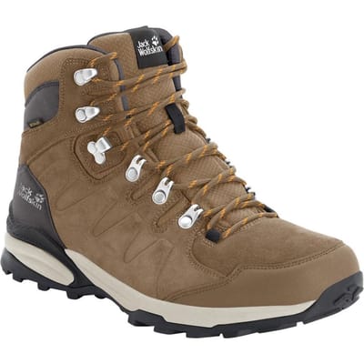 Jack Wolfskin REFUGIO TEXAPORE MID W Dames Wandelschoenen - brown / apricot - Maat 42