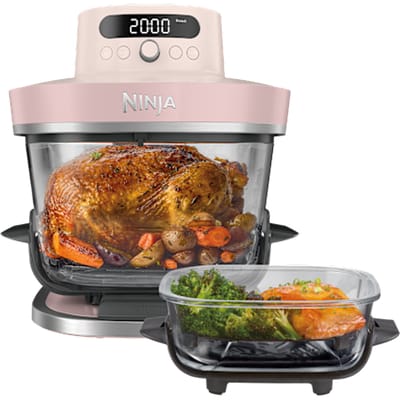 Ninja CRISPi Pro - 7-in-1 Airfryer met glazen vershoudschalen in Rose | AS101EURS | van SharkNinja