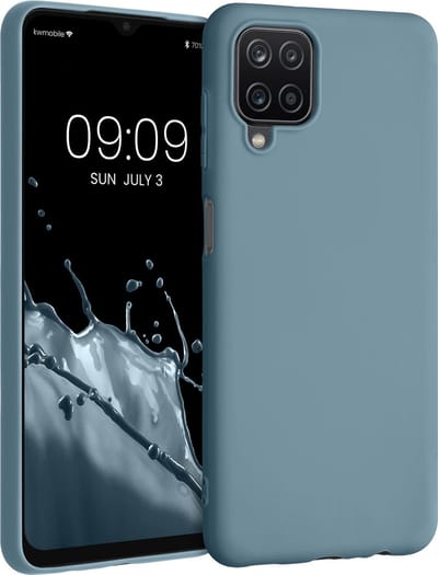 kwmobile telefoonhoesje geschikt voor Samsung Galaxy A12 - Hoesje voor smartphone - Back cover in Arctische nacht