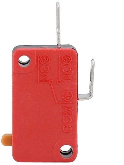 Dailygoods- Microschakelaar 10 Stuks - Drukknop - Zuilgang - Machinespel - ABS Materiaal - Slijtvastheid