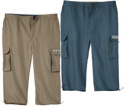 ATLAS FOR MEN - Set van 2 cargokuitbroeken - Heren - Verkrijgbaar in grote maten - XL