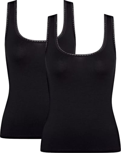 Sloggi GO Tank Top 2-pack Black