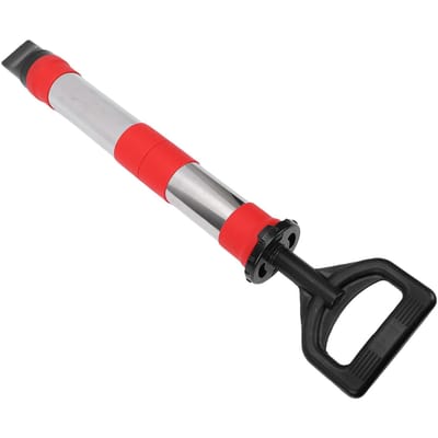 Pistolet à Calfeutrer et à Enduire avec Buse Plate Capacité 1,1L Pompe Manuelle en Acier Inoxydable pour Remplissage de Joints de Calfeutrage