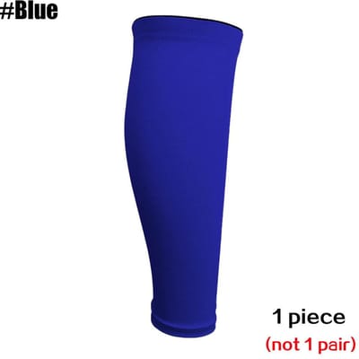 1 stuks Compressie Kuitmouwen Sokken zonder Voet voor Hardlopen Fietsen Fitness Scheenbeenvliesontsteking M