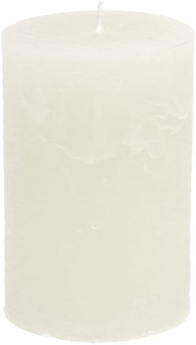 Effen pilaarkaarsen, wit, 70x120mm, set van 4, voor decoratie, bruilof