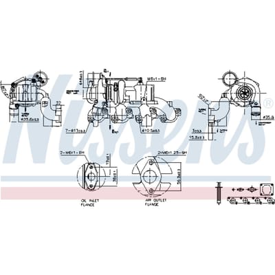 Supercharger, drukvulling NISSENS 93204