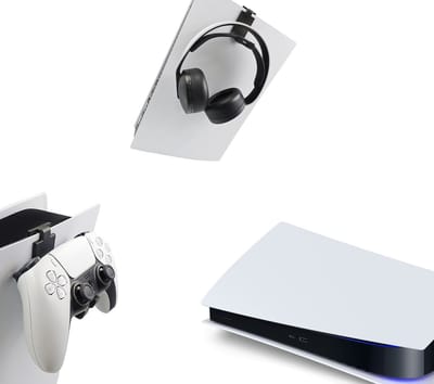 Gadgetpoint - Ophanghaak voor Controller & Headset - Accessoires geschikt voor Playstation (PS5) - Ophanghaak - Zwart