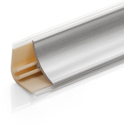 DQ-PP 3 m HOEKLIJST - Aluminium - 13 x 13 mm - PVC - Keukenlijst, Werkblad Afwerkingslijst, Keukenafwerkingslijst, Wandafwerkingslijst, Tafelbladlijsten