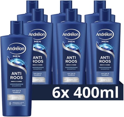Andrélon - Men Shampoo - Anti-Roos - 6 x 400 ml