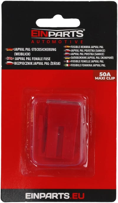 Einparts Mini Clip Zekering 50A Voor Accessoirekabelbomen Japan Rood