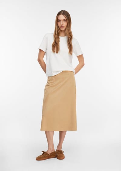 Velvet Rok Dames COMMA Midi
