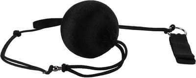 Zwarte Poi Balls met Zachte Verstelbare Ketting voor Vrouwen - Ideaal voor Buikdans Training en Optredens