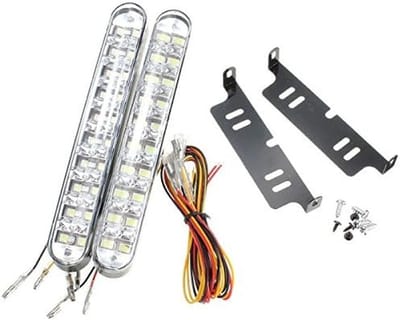 Universele LED Dagrijverlichting met Gele Knipperfunctie voor Auto en SUV