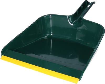 Buemag Vuilblik - met lip - kunststof - 40 x 25 cm - groen - stofblik - schoonmaak blik