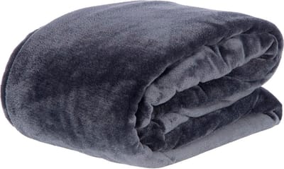 Velox Luxe Bedsprei - 150x200 cm - Bedspreien, Sprei, Plaids, Lits Jumeaux - 2 Persoons - 100% Flanel - Zwart