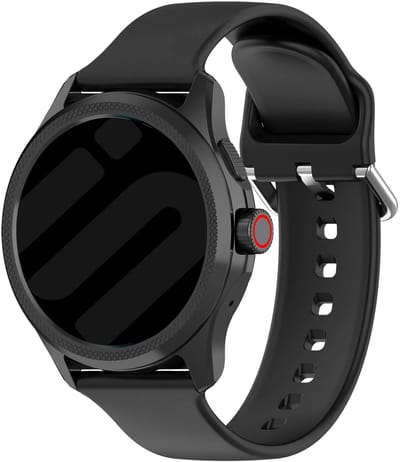 Strap-it Universele 24mm Siliconen Horlogeband geschikt voor Garmin Fenix 9 (Pro) 51mm / Fenix 8 (Pro) 51mm / Garmin Fenix 7x (Pro - Sapphire Solar) / Fenix 6x (Pro - Sapphire) / Fenix 5x (Plus) / Fenix 3 / Epix Pro (Gen 2 - 51mm) - Zwart