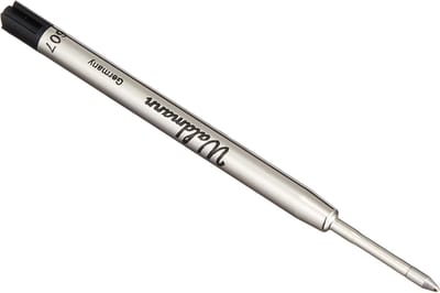 Waldmann - Balpenvulling - Pen -Vulling - Zwart - Medium - Black - Schwarz - Noir - 1 Stuks Los Verpakt - Geschikt Voor Parker