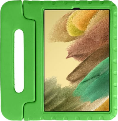Hoes - Geschikt voor Samsung Galaxy Tab A7 Lite - Kinderhoes Shockproof Bumper - Kidsproof Case - Tablet Hoesje - Kinder Hoesje Cover - Groen