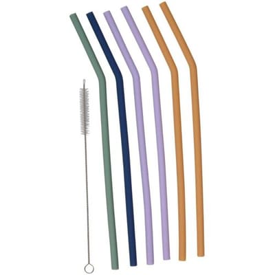 Alpina silicone rietjes set - 7 stuks