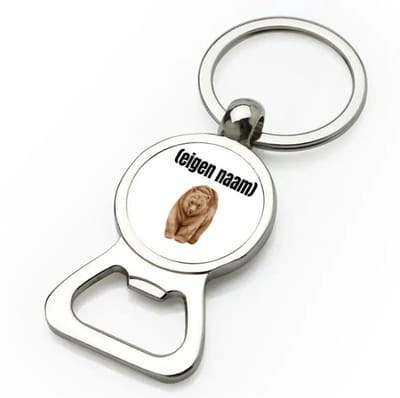 Akyol - grote beer met eigen naam flesopener - Beer - beren liefhebbers - iemand die houdt van beren - verjaardag - cadeau - kado - 9 bij 3 cm