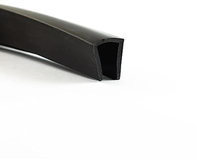 Randbescherming en Afdichtingsprofiel - EPDM Rubber 14x4 mm, 7 mm Interval, Weerbestendig en Douchebestendig