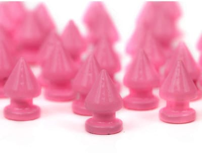Schroefbare Klinknagels - Spikes Klinknagels - Lederwaren Verfraaien - Boom Spike Puntstijl - 100 stuks - Rosé