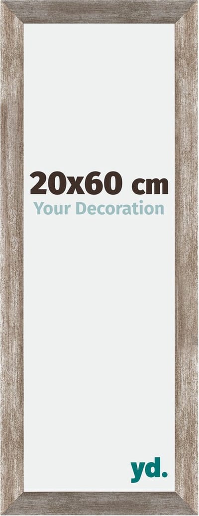Your Decoration - Fotolijst 20x60 cm - MDF - Metaal Vintage - Mura