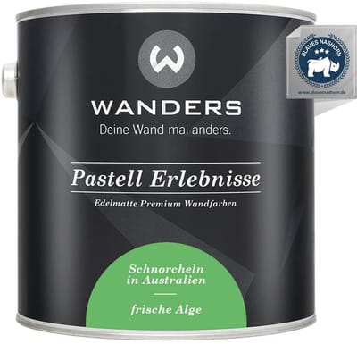Wanders Muurverf - Edelmatte Krijtverf voor Hout en Meubels - Lichtgroen Algen - 2,5L
