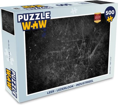 Puzzel Leer - Lederlook - Industrieel - Legpuzzel - Puzzel 500 stukjes