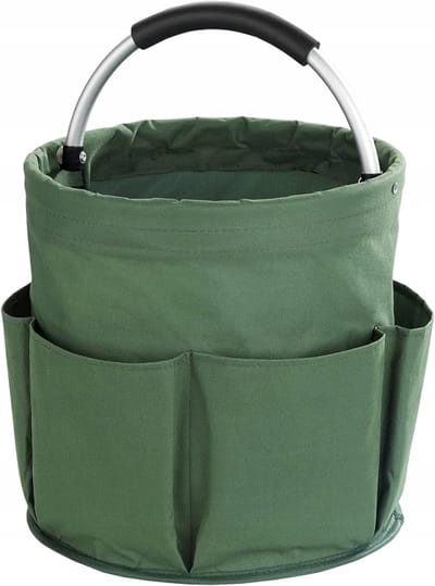Opvouwbare Tuin Organizer Tas met Handvat Groen 28x26,5cm