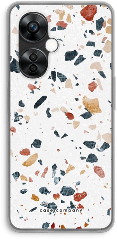 Case Company® - Hoesje geschikt voor OnePlus Nord CE 3 Lite hoesje - Terrazzo N°4 - Soft Cover Telefoonhoesje - Bescherming aan alle Kanten en Schermrand