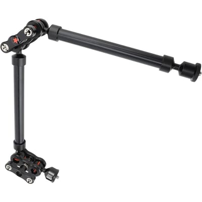 Camera Mount Verstelbare Arm 530mm Dubbele Secties Verlenging Metalen Scharnierende Arm Standaard gray