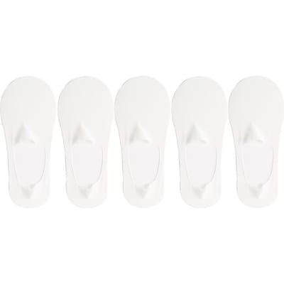 Lot de 5 paires de chaussettes d'été pour femmes, ultra-fines, invisibles, coupe basse, en silicone, antidérapantes, en maille, invisibles, en soie glacée, solides, pour bateau 34-39