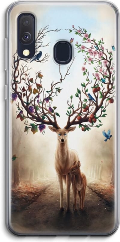 Case Company® - Hoesje geschikt voor Samsung Galaxy A40 hoesje - Seasons Change - Soft Cover Telefoonhoesje - Bescherming aan alle Kanten en Schermrand