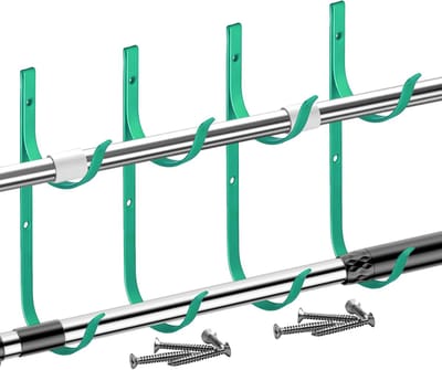 Aluminium zwembadrandhaak voor slangen – voor telescoopstaven, borstels en harken