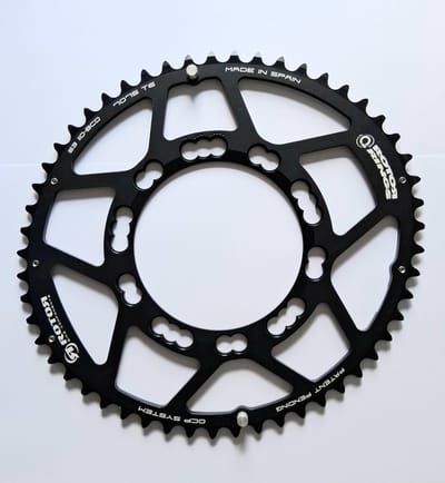 Rotor Q-Rings 53T Ovaal Kettingblad BCD 110mm 5-bouts Buitenblad – Racefiets 10/11-speed (C01-Q110-5300-B)