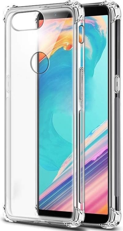 Hoesje Geschikt voor: Huawei P Smart 2019 - Anti Shock Hybrid Transparant
