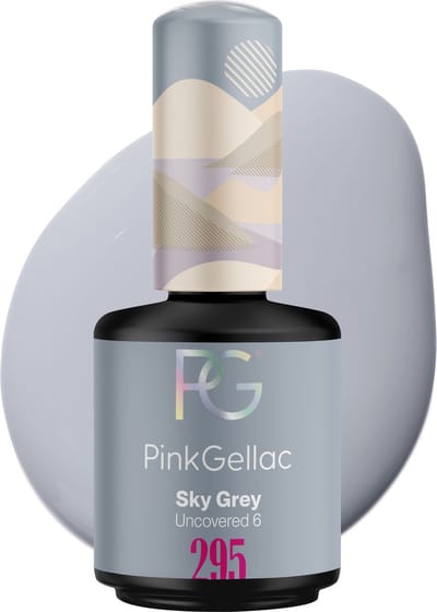 Pink Gellac Gellak - 295 Sky Grey 15ml - Grijze Gel Nagellak - Gellac - Gel Nagels Producten