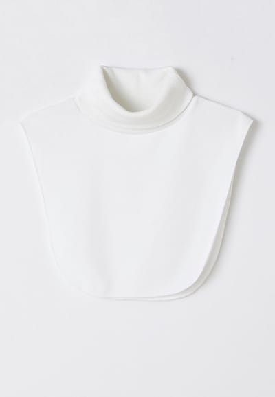Damart - Halswarmer geborstelde fleece Thermolactyl - Dames - Wit - Eén maat