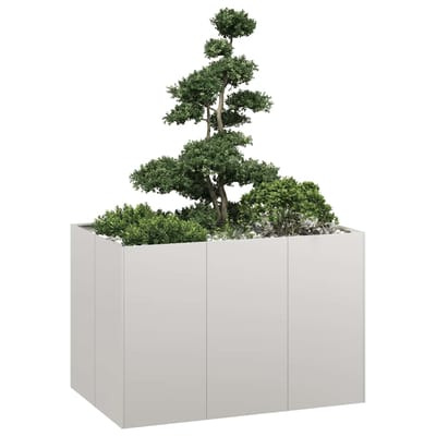 vidaXL - Plantenbak - 120x80x80 - cm - roestvrij - staal