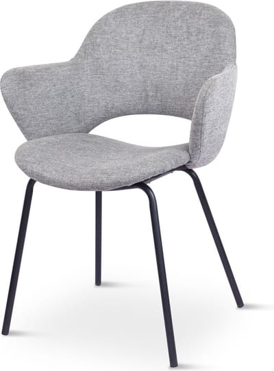Eetkamerstoel Rowley Grijs - Giga Living