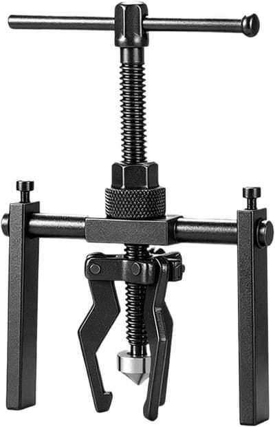 Lagerverwijderaar - Demontagegereedschap - Onderdelen losmaken - 3 robuuste bekken - 20 cm - Zwart