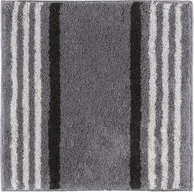 Casilin Toiletmat Vierkant - 60 x 60cm Havana - Antislip WC Mat - Waterabsorberend en Sneldrogend - Zachte microvezel - Wasbare Badmat - Grijs Antraciet